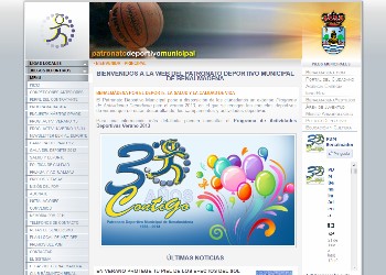 web patronato deportivo de Benalmadena